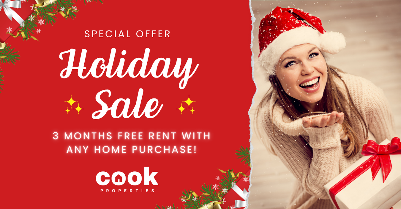 Cook Properties Holiday Sale